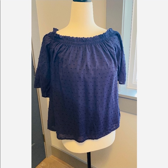 🐦2/30 Miami off the shoulder blouse size small - Picture 1 of 6